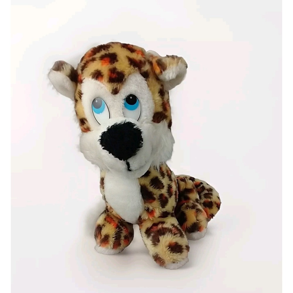 Excellent 8" Vintage Mighty Star Korea Leopard Cheetah Plush